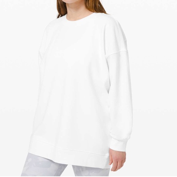 Lululemon Perfectly Oversized Crew - White - 6 - Picture 2 of 7